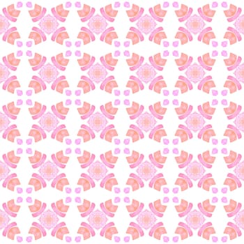 Summer exotic seamless border. Orange fantastic boho chic summer design. Textile ready exotic print, swimwear fabric, wallpaper, wrapping. Exotic seamless pattern.