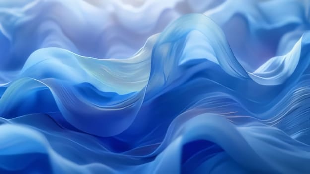 Abstract background design: abstract blue background with smooth lines in it. 3d rendering