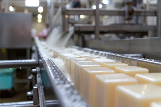A factory that manufactures soap AIG51A.