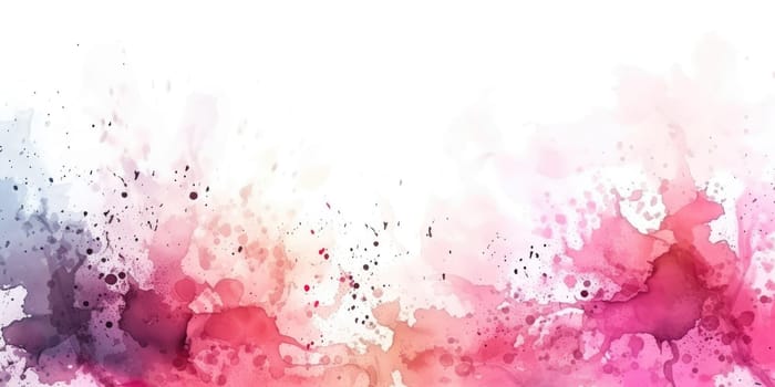 Artistic abstract background watercolor mixing with many color in ink texture. The painting fills most of the canvas creating a dynamic and energetic feel with various vibrant watercolor. AIG42.