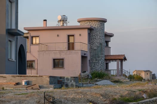 construction of a villa in a village in Cyprus 2