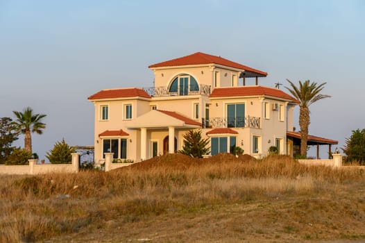 white house in Cypriot style