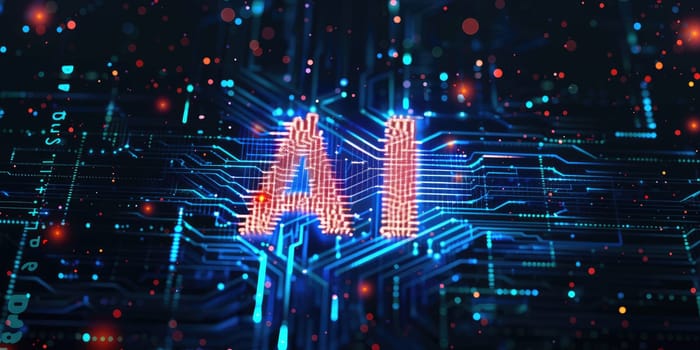 Interact with AI artificial intelligence brain processor in concept of AI artificial intelligence engineering, big data and AI machine learning to use generative AI for business support. LLMs