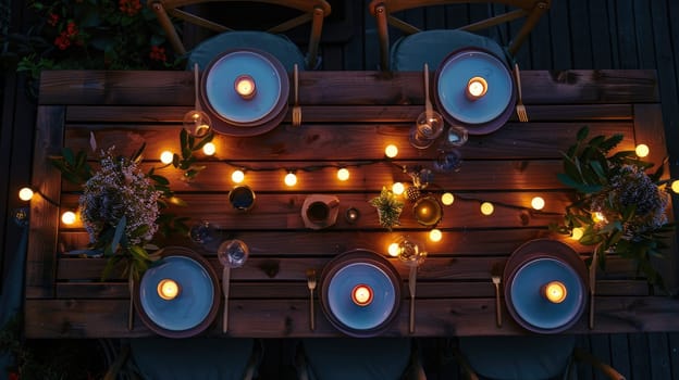 A wooden fence adorned with a string of lights, creating a magical ambiance for any event. Enhance your landscape with this charming light fixture AIG50