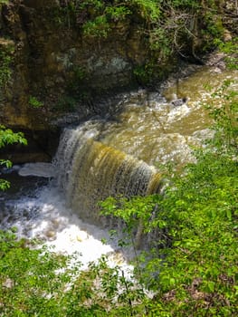 Indian Run Falls After a Heavy Rainfall, Dublin, Ohio