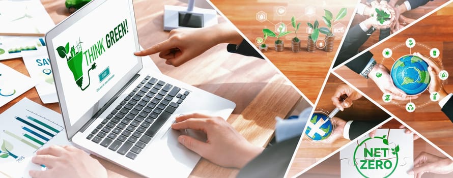 Green business ESG management tool to save world future concept model case idea to deal with bio carbon waste cycle data for better day of city life while building jobs, money, LCA tax and profit .