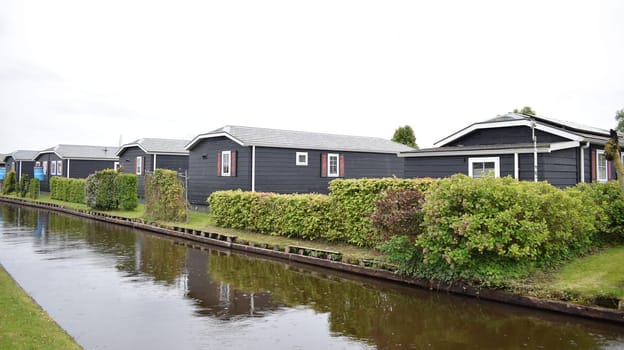 GIETHOORN, NETHERLANDS, April, 27, 2024, Beautiful village much loved by tourists. High quality photo