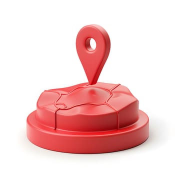 The red circle with a red pin on top of it symbolizes various products such as gas, plastic, audio equipment, magenta, carmine, flooring, chair, gadget, and bean bag chair