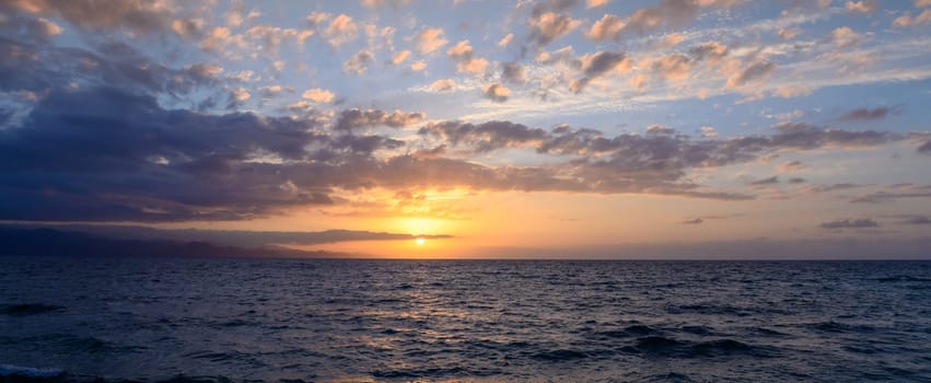 Epic sunset on the Mediterranean sea in Cyprus 2