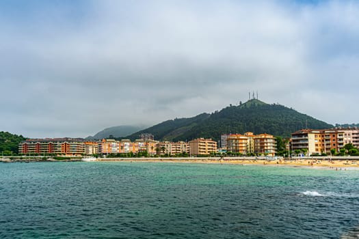 coastal town of Brazomar Castro Urdiales in Cantabria, Spain