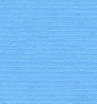 Textured blue brick background in close-up. Texture or background