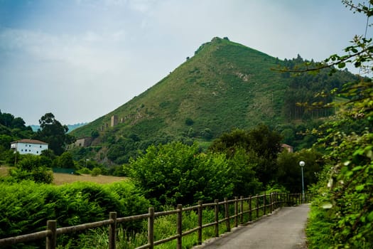 high green hill, Cantabria Spain