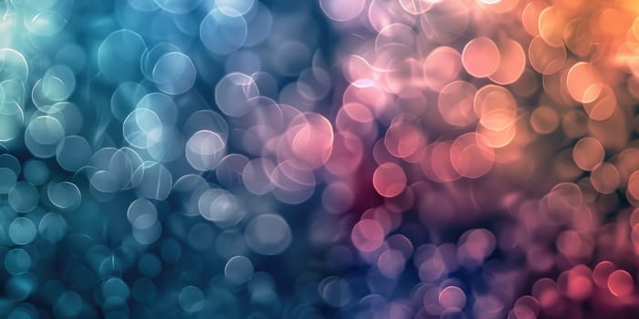 Blue, orange and purple bokeh background AIG51A.