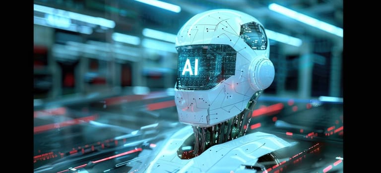 Interact with AI artificial intelligence brain processor in concept of AI artificial intelligence engineering, big data and AI machine learning to use generative AI for business support. LLMs