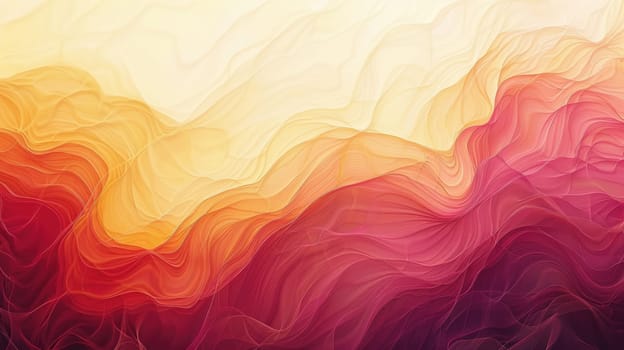 A stunning painting capturing a mountain range at sunset, with vibrant colors reflecting off the clouds and water. The afterglow creates a mesmerizing atmosphere AIG50
