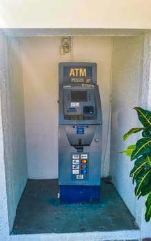 Withdraw Mexican pesos from ATMs in Zicatela Puerto Escondido Oaxaca Mexico.