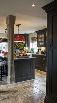 Bespoke kitchen design, country house and cottage interior design, English countryside style renovation and home decor idea