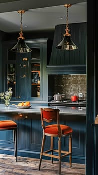 Bespoke kitchen design, country house and cottage interior design, English countryside style renovation and home decor idea