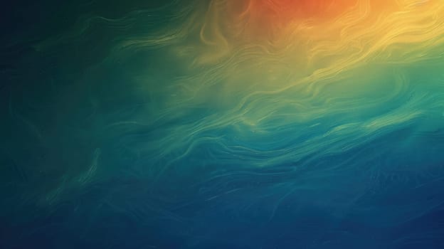 The sky resembles a galaxy with an array of clouds in shades of blue, purple, violet, and magenta. The cumulus formations create an artlike scene, with hues of electric blue and water AIG50