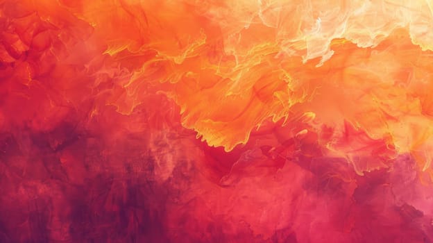 A stunning painting capturing a mountain range at sunset, with vibrant colors reflecting off the clouds and water. The afterglow creates a mesmerizing atmosphere AIG50