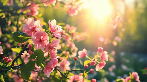 The closeup picture of the various group of the flower that has been blooming under the bright light of sunlight in daytime of morning or evening day in springtime or summertime of the year. AIGX01.