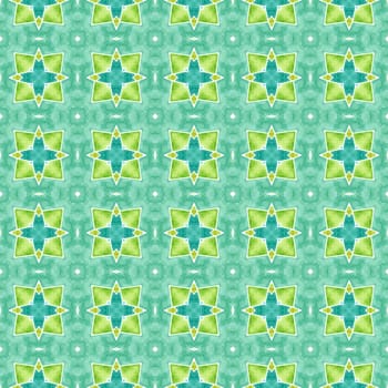 Tropical seamless pattern. Green symmetrical boho chic summer design. Textile ready classy print, swimwear fabric, wallpaper, wrapping. Hand drawn tropical seamless border.