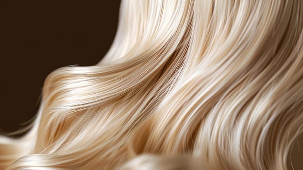 Hairstyle, beauty and hair care, long blonde healthy hair texture background for haircare shampoo, hair extensions and hair salon