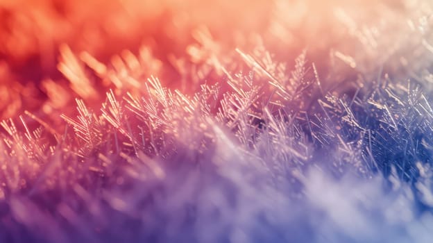 Ice crystals on a frosty morning, glistening in the low winter sun. AIG51A.