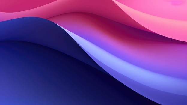 Abstract wavy pattern in vibrant pink and purple hues. Abstract artwork with colorful waves that appear to be flowing and swirling across the background. Dynamic background for modern design. AIG35.