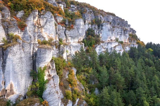 Amazing cliffs in National Historical and Archaeological Reserve Madara. near Shumen, Bulgaria.