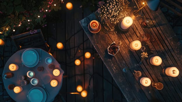 A wooden fence adorned with a string of lights, creating a magical ambiance for any event. Enhance your landscape with this charming light fixture AIG50