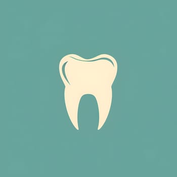 The electric blue icon of a tooth on an azure background is a symbol of dental care. This emblem, set within a circle, is a beautiful piece of art with a simple yet powerful design gesture