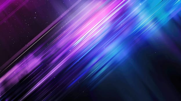 Colorful glowing streaks of light against a dark background. AIG51A.