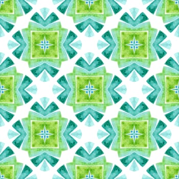 Textile ready pleasant print, swimwear fabric, wallpaper, wrapping. Green sightly boho chic summer design. Exotic seamless pattern. Summer exotic seamless border.