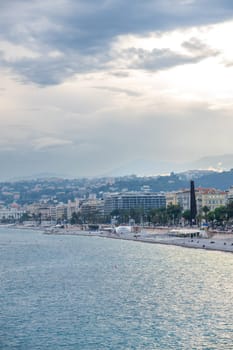 Panoramic view of Nice, France, Cote d'Azur, French Riviera