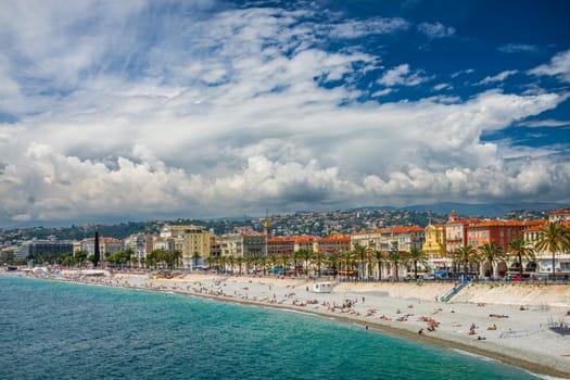 Panoramic view of Nice, France, Cote d'Azur, French Riviera