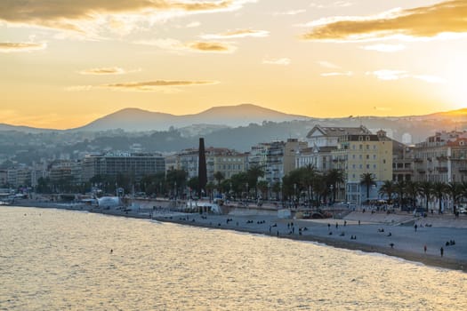 Panoramic view of Nice, France, Cote d'Azur, French Riviera