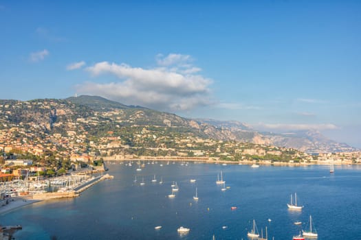 Panoramic view of Nice, France, Cote d'Azur, French Riviera