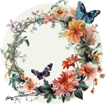 The group of the varies of the flower that has been put on the empty space of background or the blank wallpaper and a group of colourful flower form and arrange varies of the different shape. AIGX03.