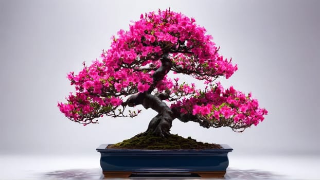 Abstract background with bonsai tree
