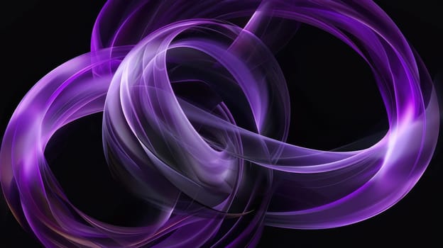 Purple glowing smoke on black background AIG51A.