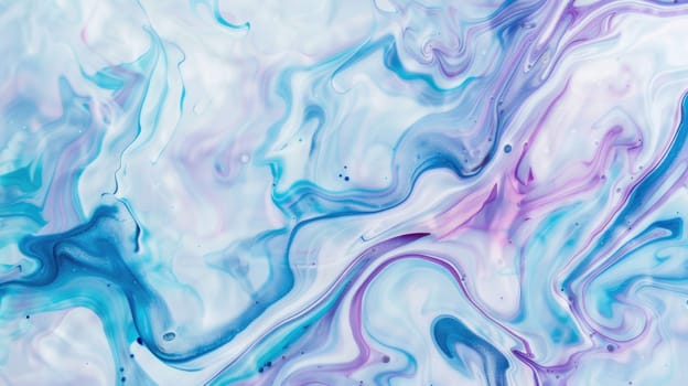 Blue and purple abstract painting. AIG51A.