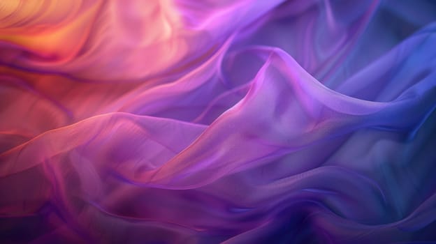 A flowing colorful gradient of purple, pink, orange, and blue. AIG51A.