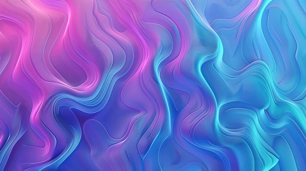 Blue and purple abstract waves AIG51A.