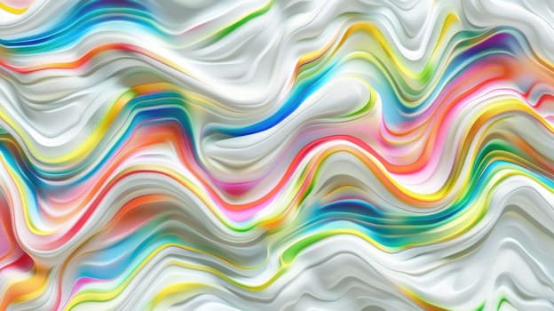 Colorful abstract waves AIG51A.
