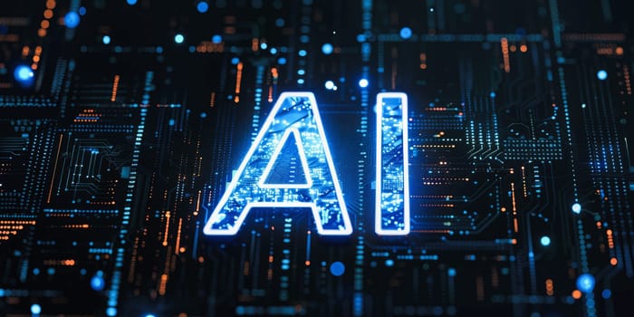 Interact with AI artificial intelligence brain processor in concept of AI artificial intelligence engineering, big data and AI machine learning to use generative AI for business support. LLMs