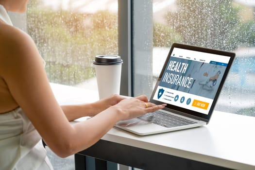 Health insurance web site modish registration system for easy form filling