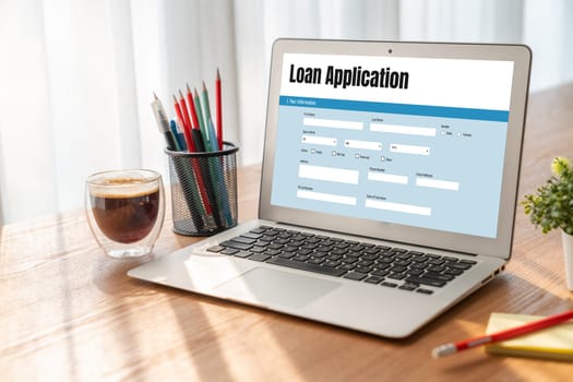 Online loan application form for modish digital information collection on the internet network