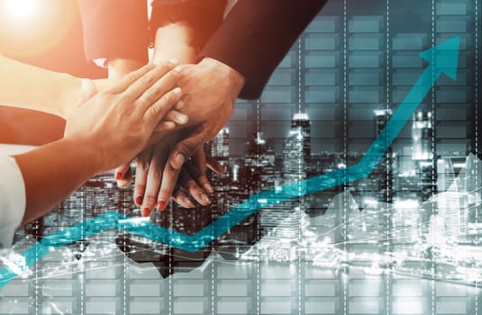 Data Analysis for Business and Finance Concept. interface showing future computer technology of profit analytic, online marketing research and information report for digital business strategy. uds