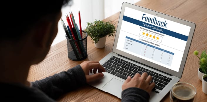 Customer feedback and review analysis by modish computer software for corporate business